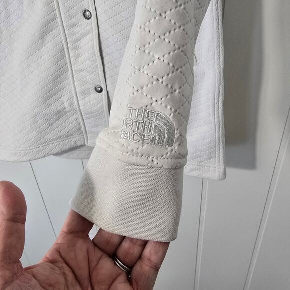 The North Face Jakcket Recover Up Quilted Coat Off White Size S/P - Picture 3 of 11